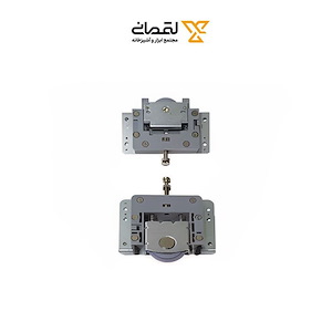 مکانیزم درب کمد ریلی سه درب با پروفیل SLIDE LINE آرام بند SLS-3DR مشکی سارو SARO 1*G72