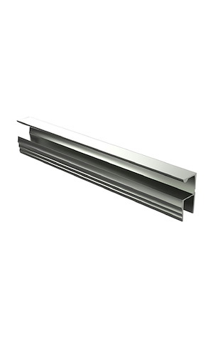 دستگیره کمدی شاخه ای 2 متری نقره ای  کد WH-023 سارو SARO 12*H13/3