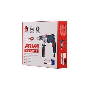 دریل چکشی 920 وات نیم تنه فلزی 13 میلیمتر مدل 5324 آروا ARVA 1*m32