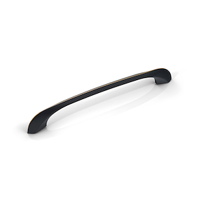 دستگیره کابینتی دو پیچ مشکی نوار طلایی H1118 -128BG پرایم 1*B14