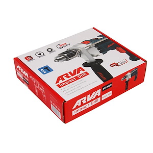 دریل چکشی 13 میلیمتر نیم تنه فلزی دستی 850 وات کد 5305 آروا ARVA 1*M43