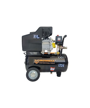 کمپرسور هوا چرخ دار 24 لیتری کد IM-2425 ایرون مکس IRONMAX 1*HHI04/2