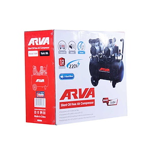 کمپرسور هوا 50 لیتری بی صدا بدون روغن مدل 5684 آروا ARVA 12*L18
