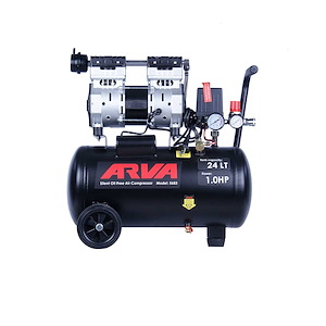 کمپرسور هوا 24  لیتری بی صدا بدون روغن مدل 5683 آروا ARVA 12*L18