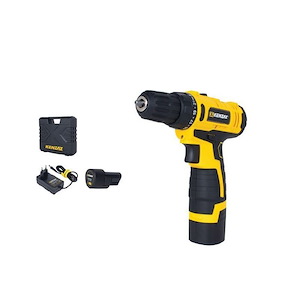 دریل پیچ گوشتی شارژی 12 ولت دو سرعته تک باطری کد BMC-8000 کنزاکس KENZAX 1*M32