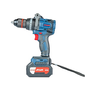 دریل چکشی براشلس 21 ولت دو باطری کد 5972 آروا ARVA 1*M42