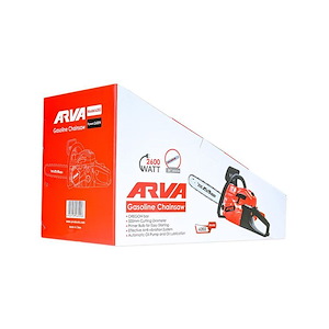 اره زنجیری بنزینی 56/5 سی سی 2600 وات 50 س.م مدل 6202 آروا ARVA 1*R57
