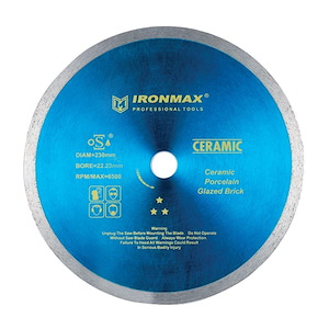 صفحه سرامیک بر 230 میلی متری ایرون مکس IRONMAX 1*L14