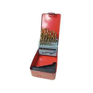 ست مته سری 25 عددی طلایی 13-1 جعبه فلزی مدل کرافت CRAFT S.A 1*LX04/0     12*J7