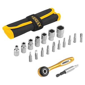 ست بیت (نوک پیچ گوشتی) و بکس 19 پارچه مدل KBR-119 کنزاکس KENZAX 1*L32