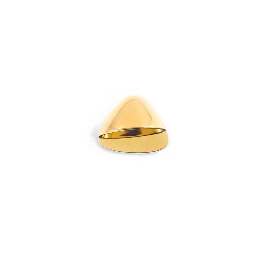 دستگیره کابینتی دو پیچ طلایی براق H2525-16 پرایم 1*H53