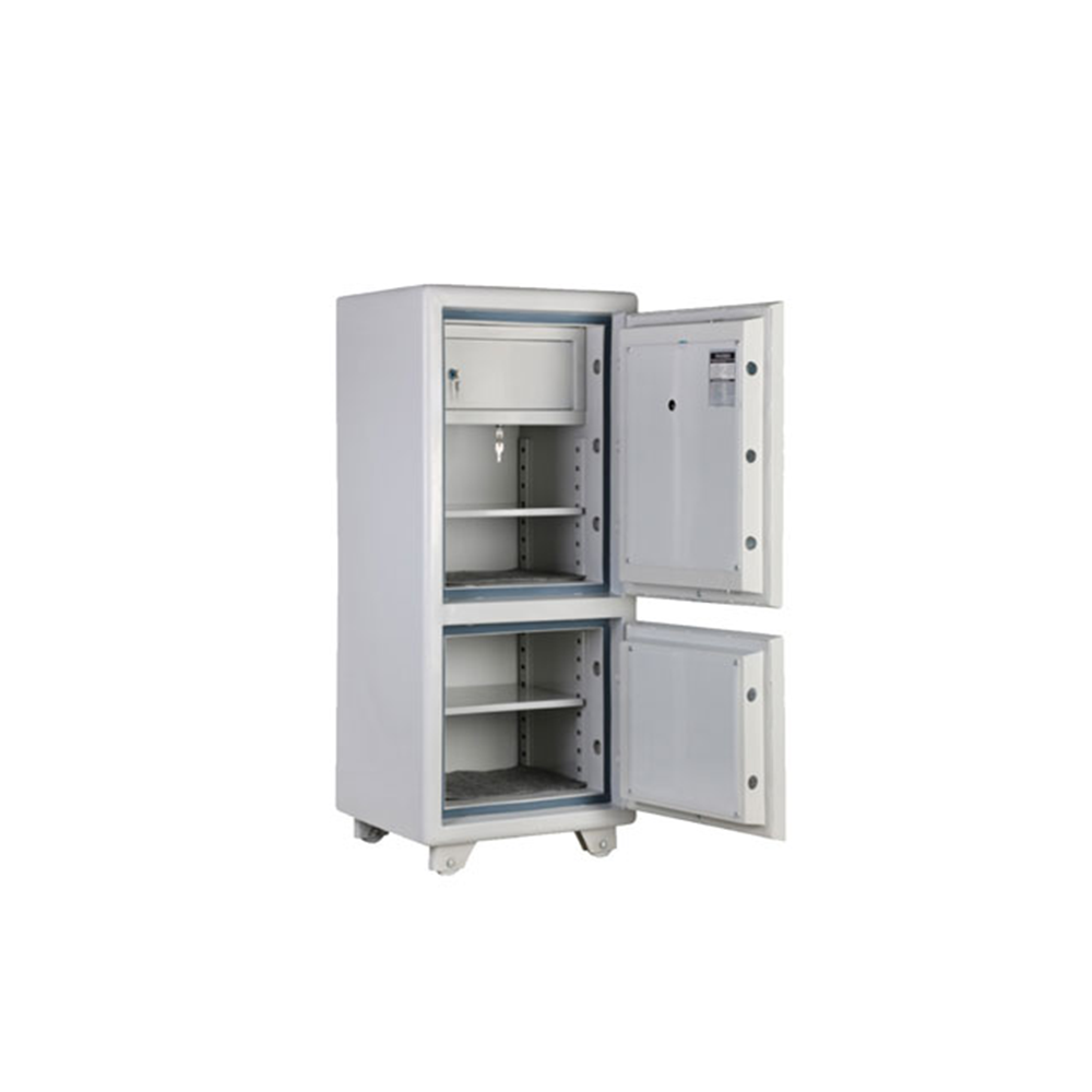 گاو صندوق گنجینه کد GS-1200/2 طوسی رمز کره 