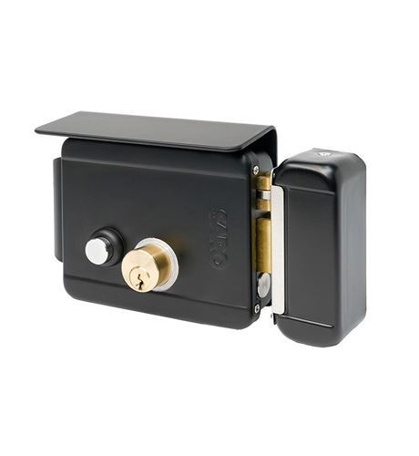 قفل حیاطی برقی زبانه دار با کاور کد EL-004 سارو SARO 1*F82