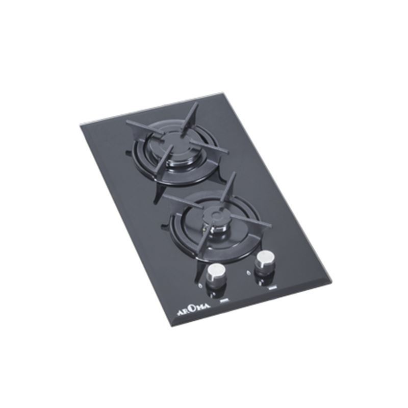 اجاق گاز کد AR-H 110 دو شعله شیشه ای آروما AROMA 12*A13