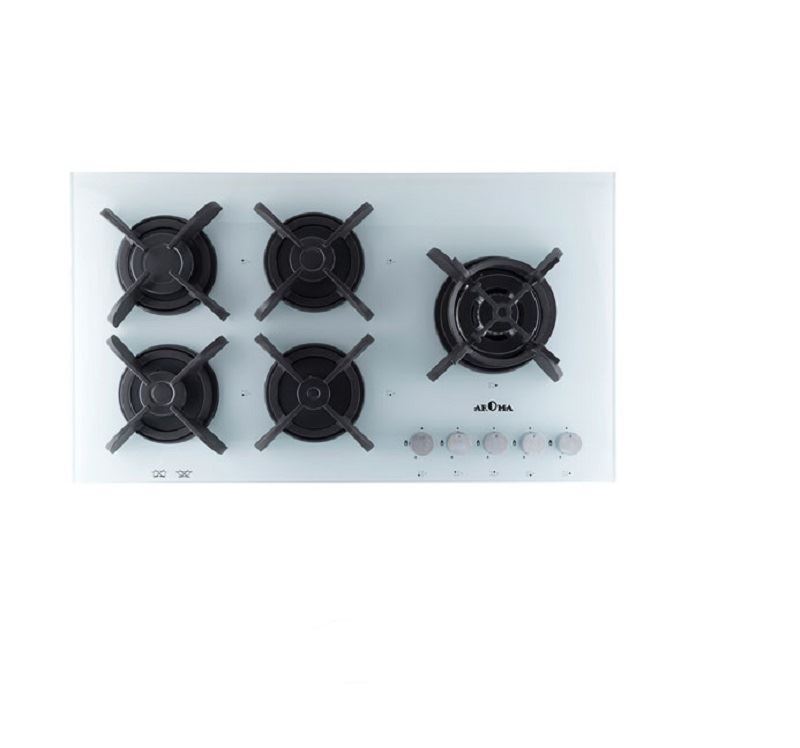 اجاق گاز کد AR-H 134 پنج شعله سفید آروما AROMA 