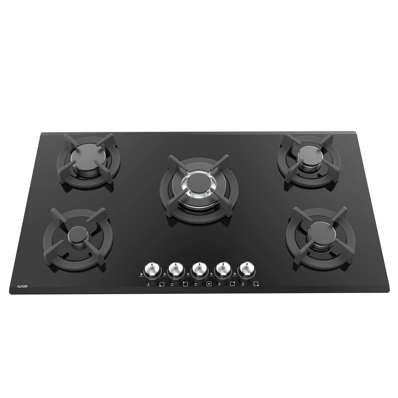 اجاق گاز 5 شعله شیشه ای مدل G526N آلتون ALTON فرشته9*12