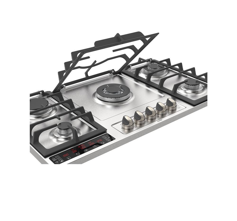 اجاق گاز 5 شعله استیل دیجیتال مدل S520DN آلتون ALTON فرشته9*12