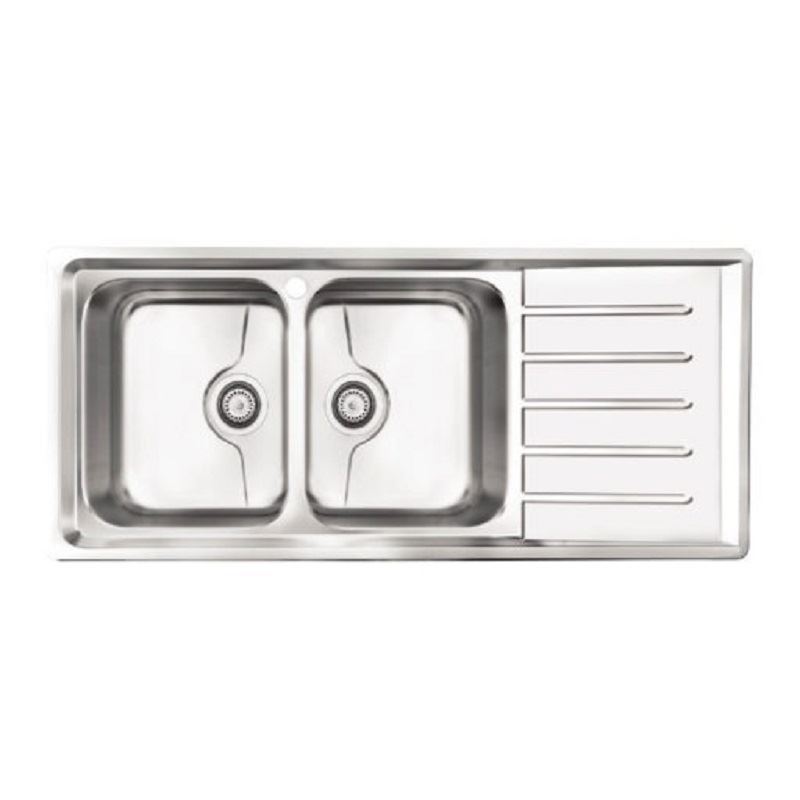 سینک ظرفشویی توکار 50*116  کد AR-705R راست آروما AROMA 12*A4