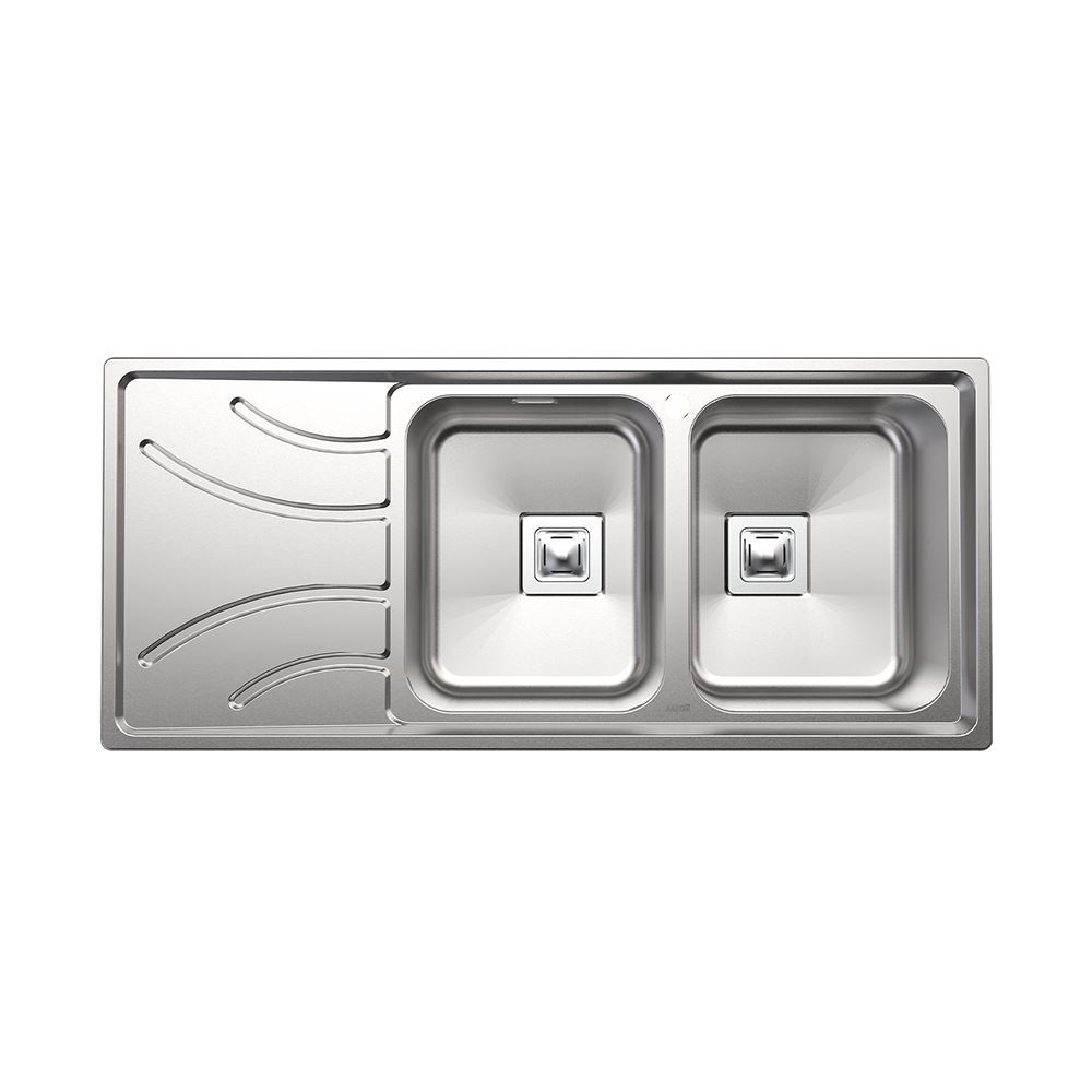 سینک ظرفشویی تو کار 116 س.م راست مدل ST1163R  آلتون ALTON 22*12نسترن