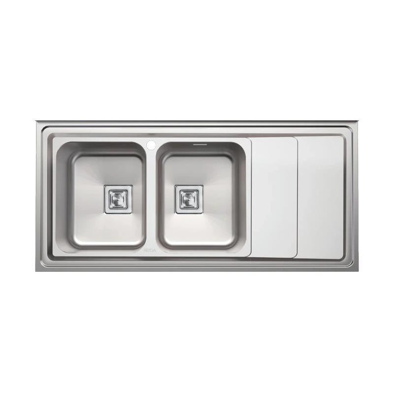 سینک ظرفشویی رو کار 120 س.م دو پله چپ مدل SR1202L آلتون ALTON مریم2*12