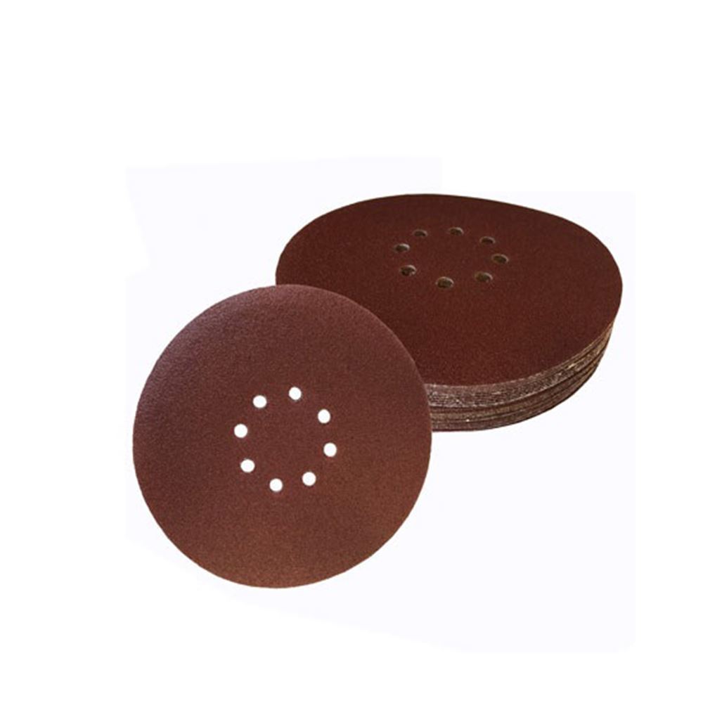 سنباده (اوربیتال) گرد پشت چسبدار 100 (قطر 225 ) 8 سوراخ محک MAHAK 1*I42