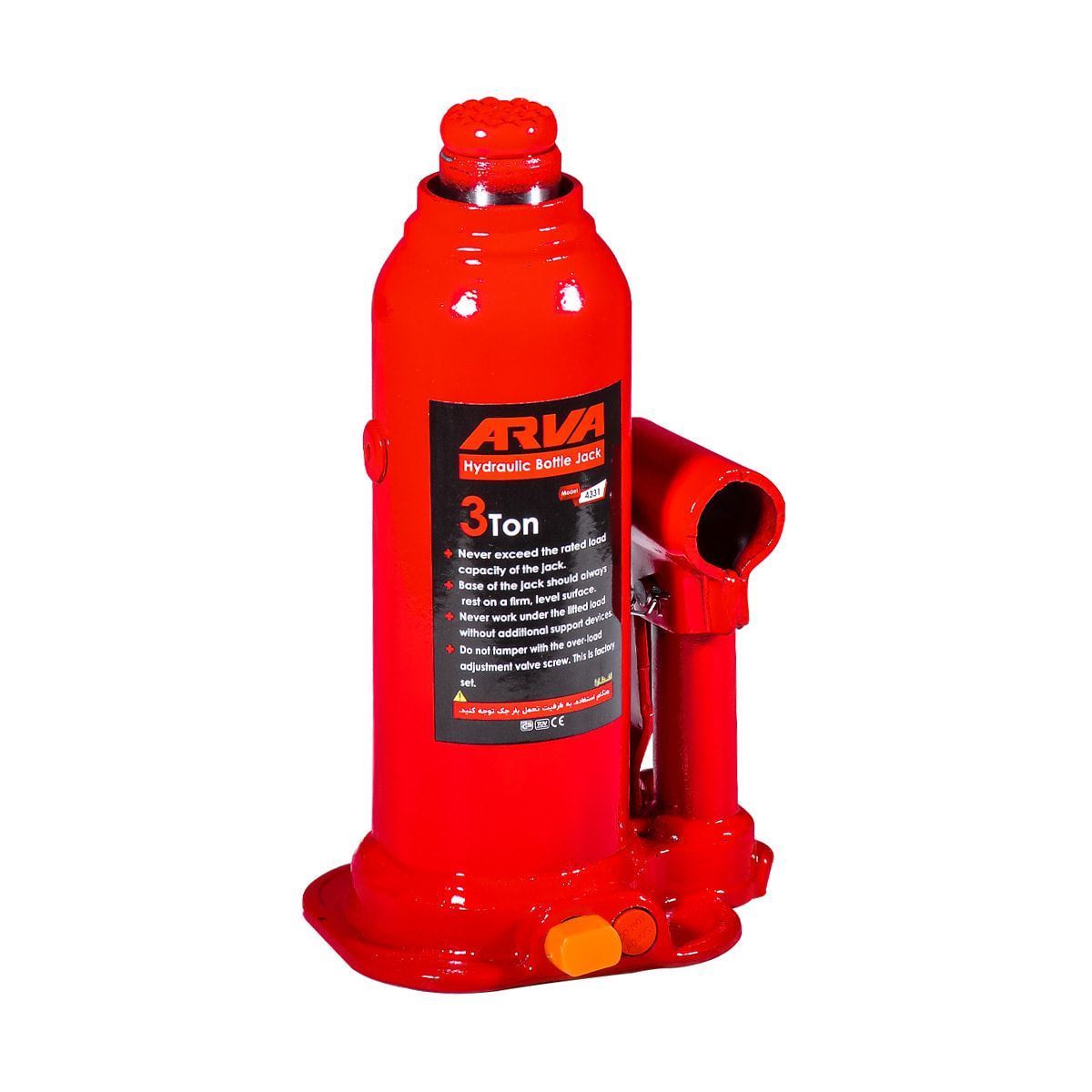 جک روغنی هیدرولیک 3 تن مدل 4331 آروا ARVA 1*M43