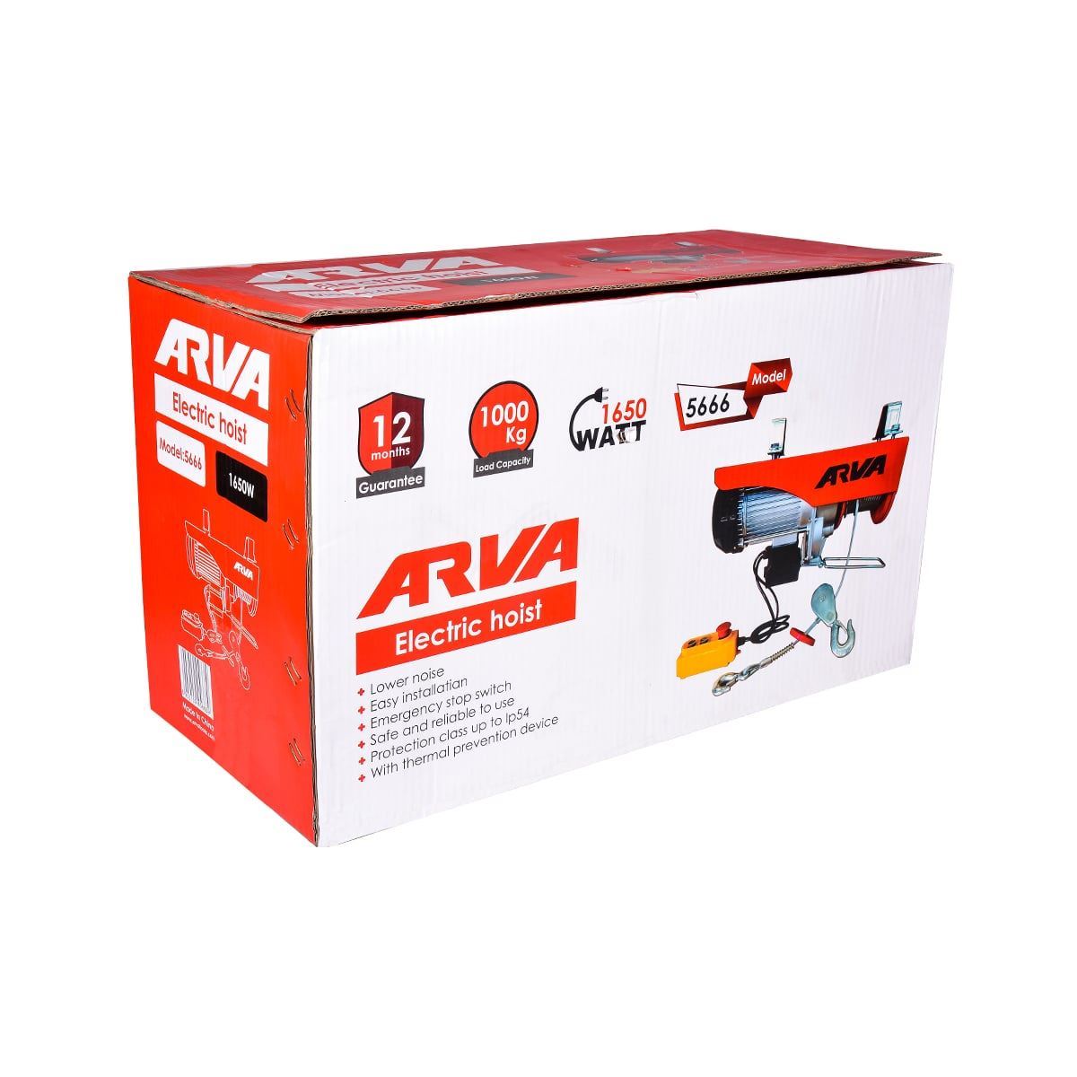جرثقیل برقی 1650 وات 1000 کیلوگرم مدل 5666 آروا ARVA 