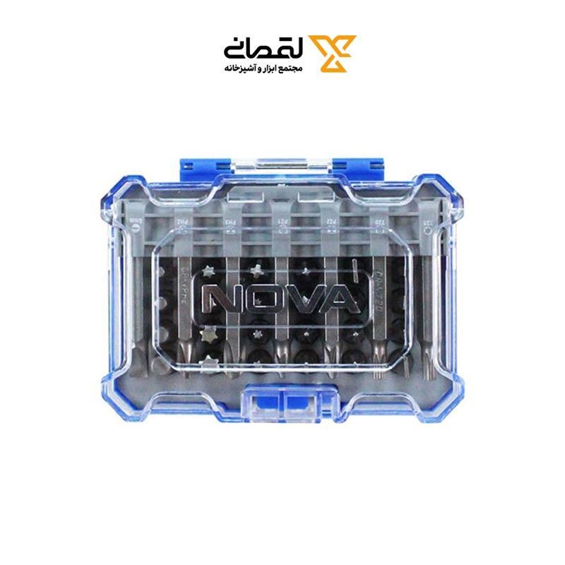 ست بیت سر دریلی و نوک پیچ گوشتی 32 پارچه نووا NOVA مدل 1336 1*L32
