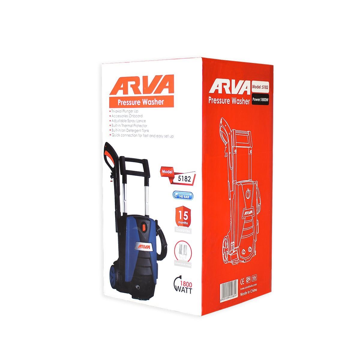 کارواش 145 بار یونیور ذغالی مدل 5182 آروا ARVA 1*A31