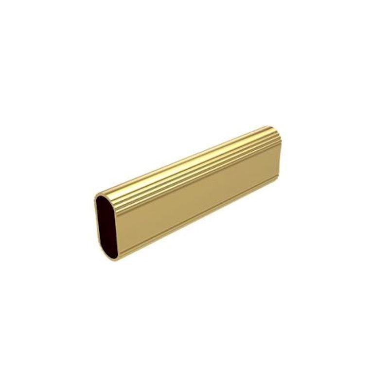 لوله بیضی (پروفیل رخت آویز) طلایی 3 متری کد WP-031 سارو SARO 
