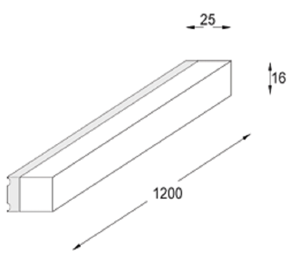 چراغ LED سری 16 * 4/6 ولت طولی 120 فانتونی N141 