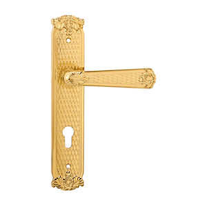 دستگیره پلاک سوییچی طلایی (PVD) کلاسیک مدل میلان MILAN پرایم PRIME 1*D51