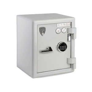 گاو صندوق گنجینه کد GS-550 طوسی اثر انگشتی  
