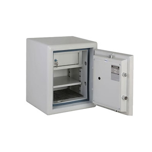 گاو صندوق گنجینه کد GS-550 طوسی اثر انگشتی  