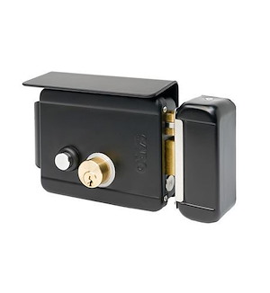 قفل حیاطی برقی زبانه دار با کاور کد EL-004 سارو SARO 1*F82