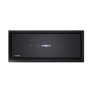 هود شیشه مشکی پره آلومینیوم مدل H-122N دیورسو DIVERSO نیلوفر4*12