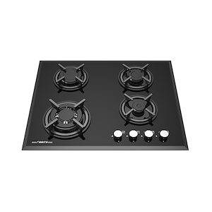 اجاق گاز 60 سانت شیشه مشکی رابیتس RABITS مدل RG-451 12*A10