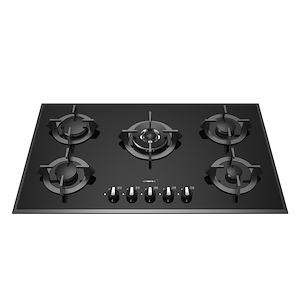 اجاق گاز 90 سانت شیشه مشکی رابیتس RABITS مدل RG-554H 12*A1