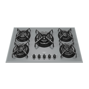 اجاق گاز 90 سانت شیشه طوسی رابیتس RABITS مدل RG-549 12*A1