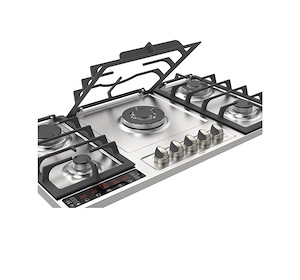 اجاق گاز 5 شعله استیل دیجیتال مدل S520DN آلتون ALTON فرشته9*12