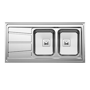 سینک ظرفشویی رو کار 120 س.م  راست مدل SR1201R آلتون ALTON 12*نسترن23