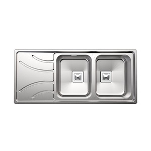 سینک ظرفشویی تو کار 116 س.م راست مدل ST1163R  آلتون ALTON 22*12نسترن