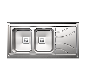 سینک ظرفشویی رو کار 120 س.م چپ مدل SR1203L آلتون ALTON 12*نسترن8
