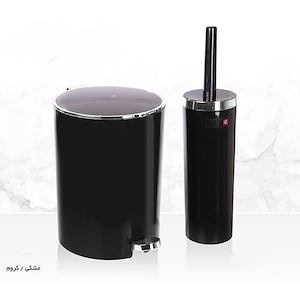 سطل و برس 3 لیتری مشکی کروم کد 4900 کنتراست CONTRAST 1*J51