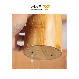 ست 3 عددی جا قاشق چنگال چاقو چوبی  1*Z04/0
