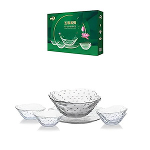 ست 6 تکه کاسه خال دار چعبه کادویی DELI 1*F31