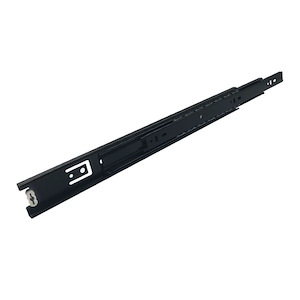 ریل سه تکه ساچمه ای پهن 50 سانتی متری مشکی کد BFN-50 سارو SARO Z01/5*1  بابونه5*12
