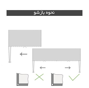 مکانیزم درب آکاردئونی تاشو وینگ لاین مدل K015 فانتونی FANTONI 
