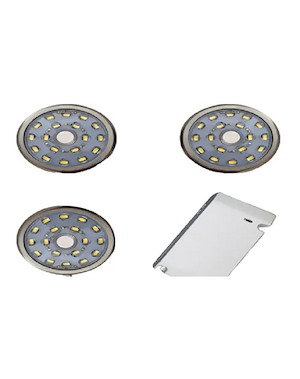 چراغ LED زیر کابینتی سری 15 سه تایی گرد فانتونی FANTONI مدل (S.A) N133 1*Q0