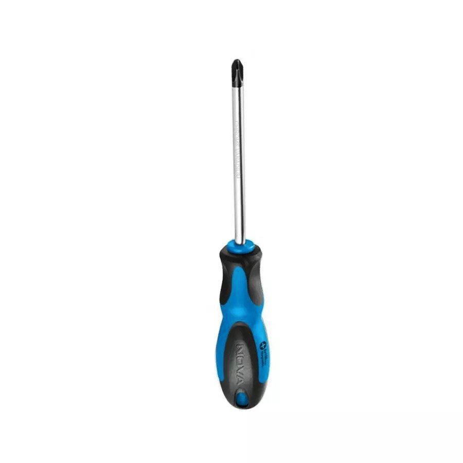 پیچ گوشتی چهار سو 75* 5 دسته پلاستیکی نووا NOVA کد 1623 1*L33